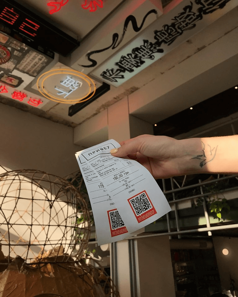 Пример сбора отзывов кафе 